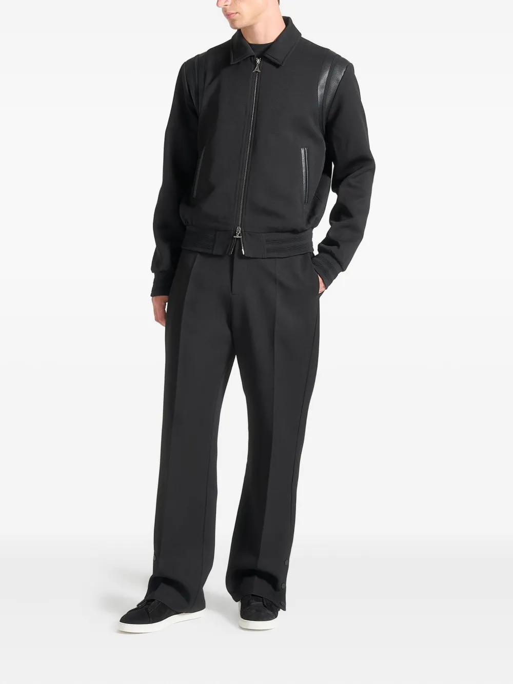 Manière De Voir Boris double-pleat button-cuff trousers | Regular-Fit & Straight Leg Pants | Image 2