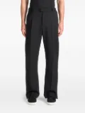 Manière De Voir Boris double-pleat button-cuff trousers - Black