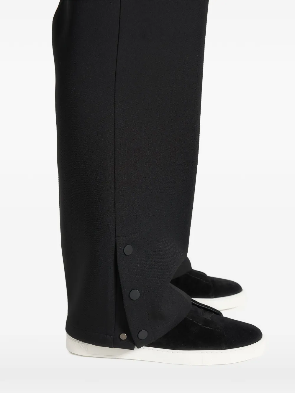 Boris Button-Cuff Tailored Trousers