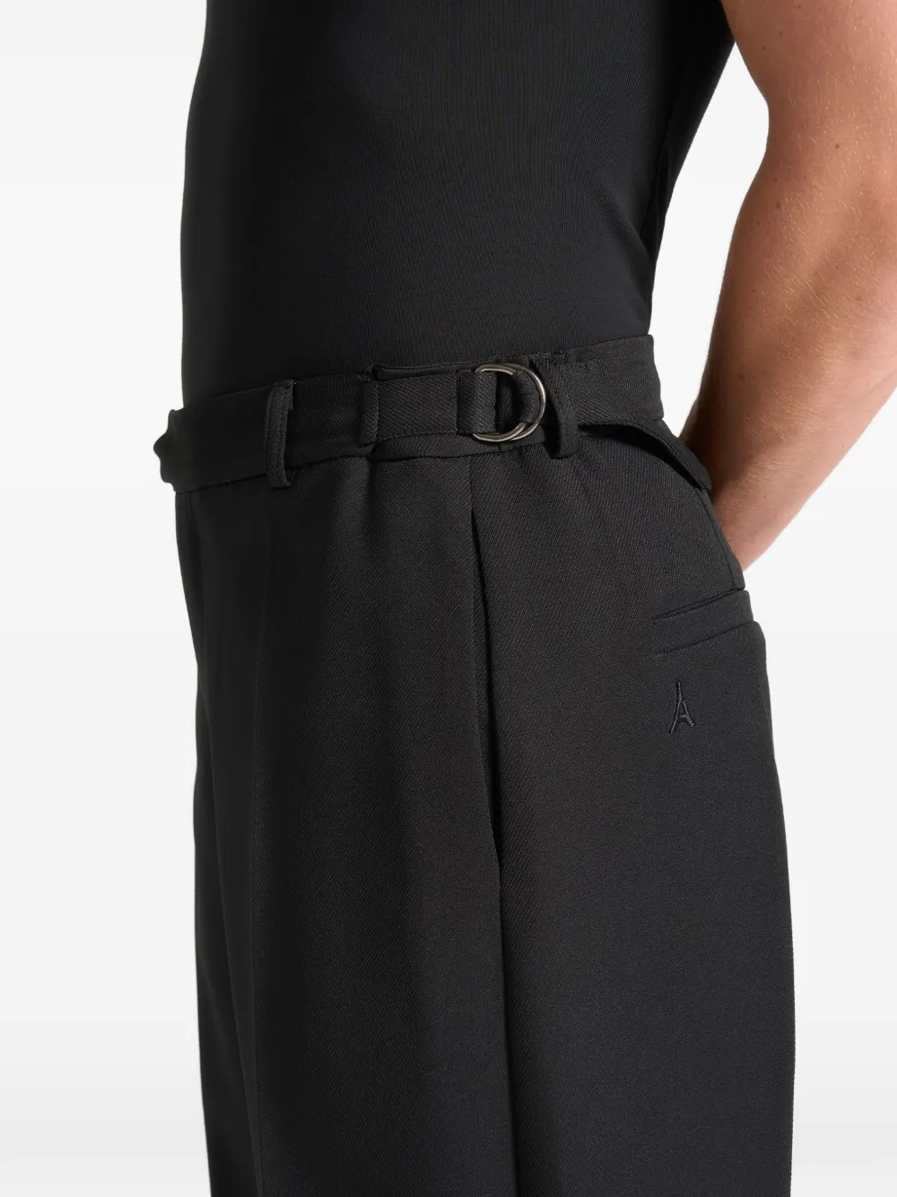 Boris Button-Cuff Tailored Trousers