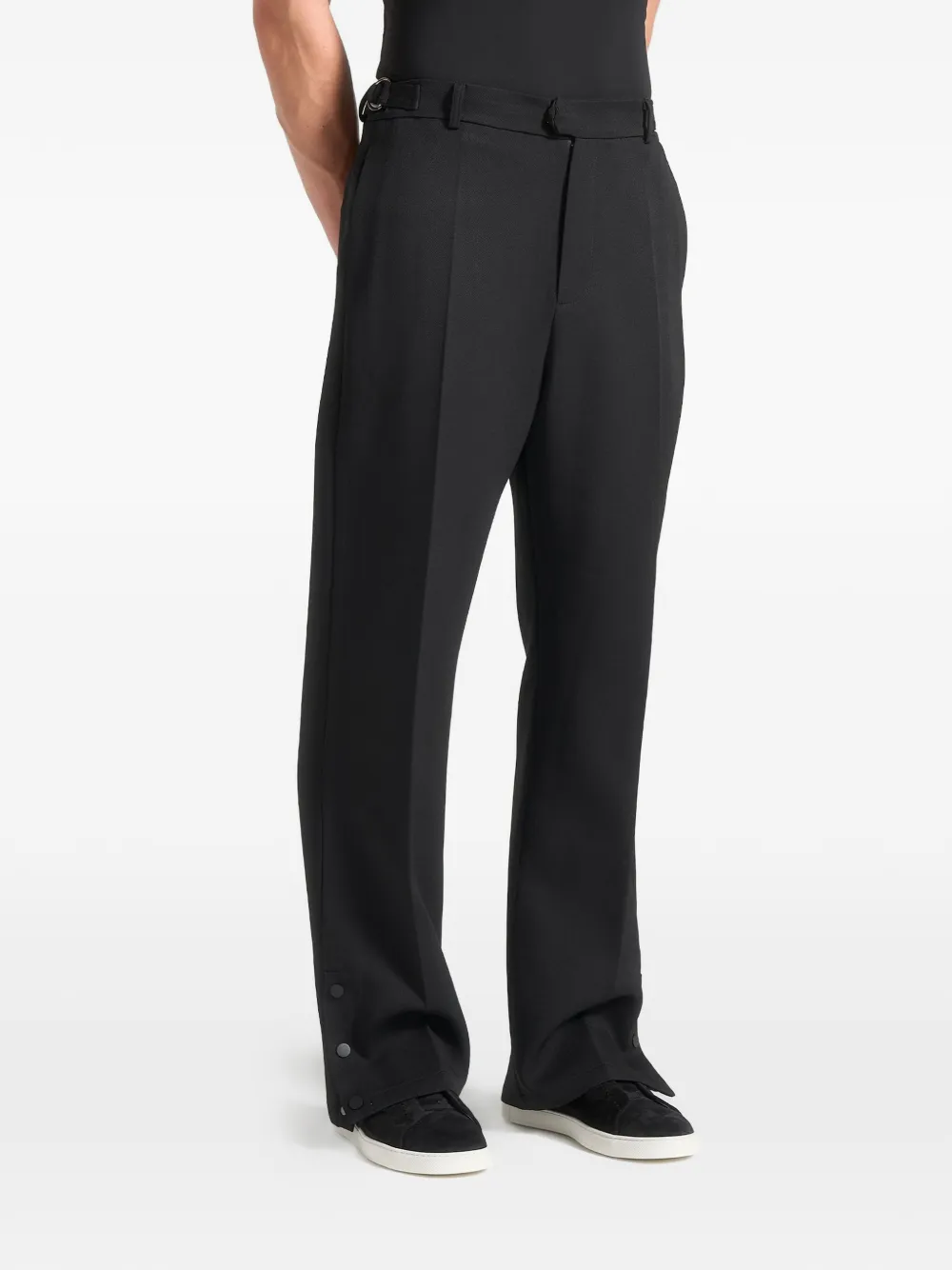Boris Button-Cuff Tailored Trousers