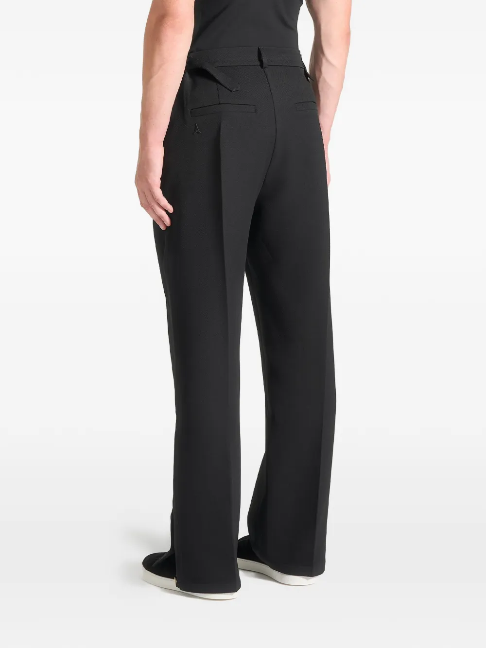 Boris Button-Cuff Tailored Trousers