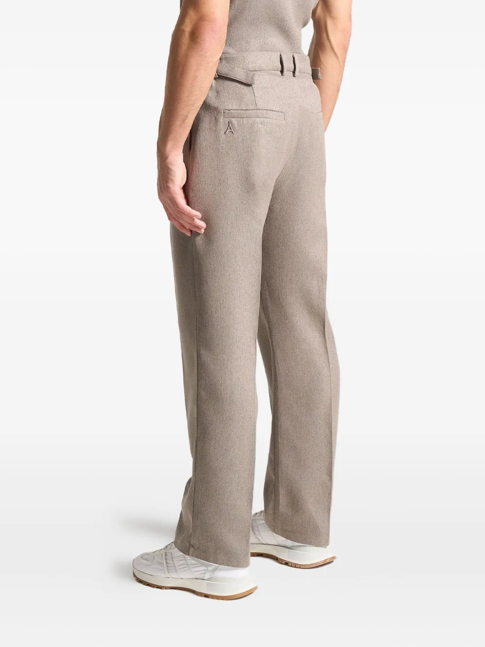 Manière De Voir Geplooide pantalon Beige