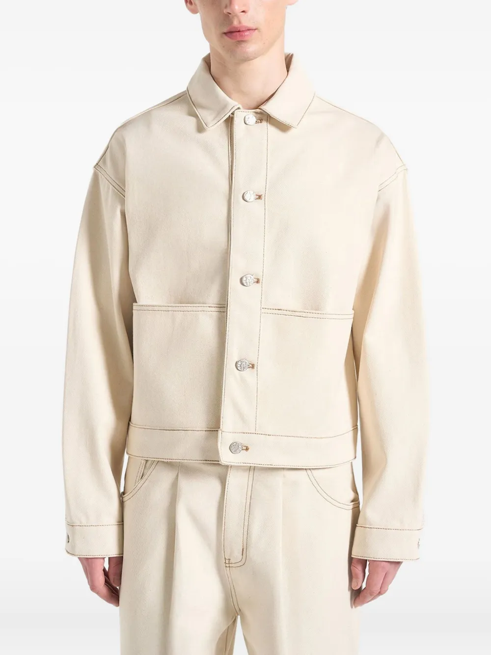 Manière De Voir back-pleat jacket | Neutrals | Image 1