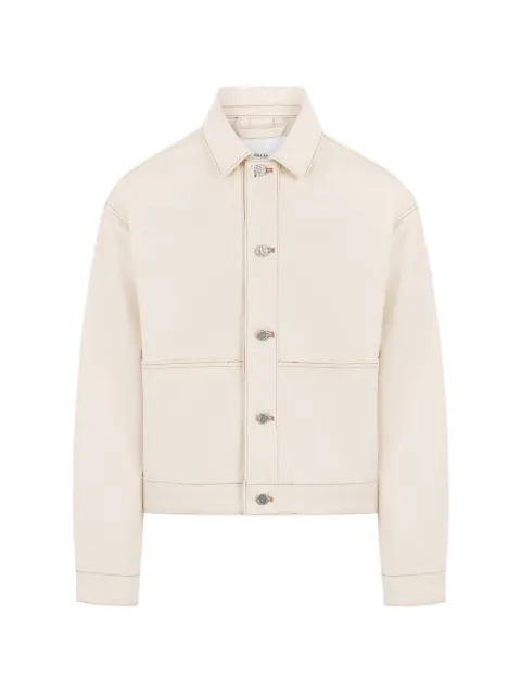 Manière De Voir Damien denim jacket with back pleat