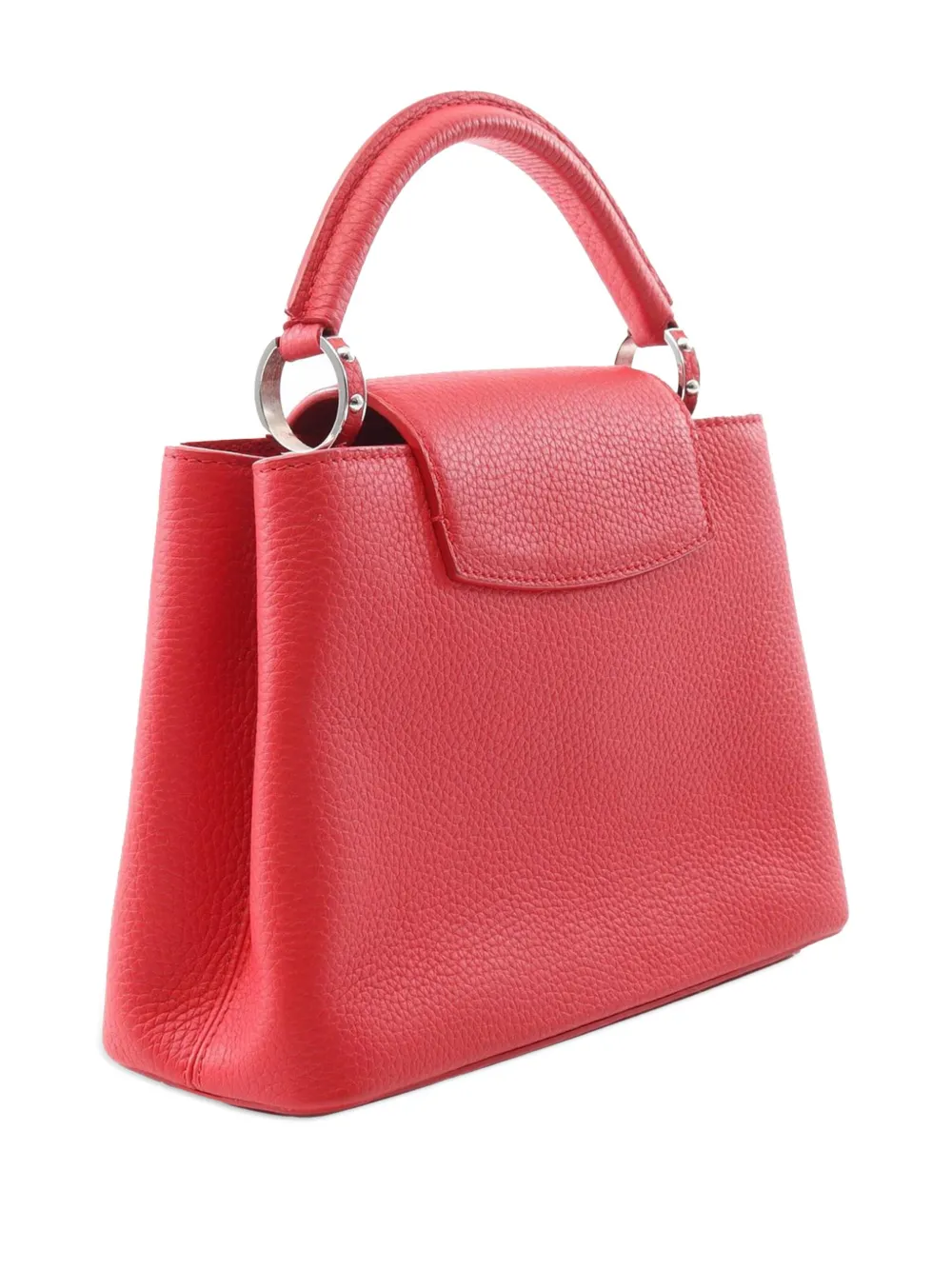 Pre-owned Louis Vuitton 2021-2025 Taurillon Capucines Bb Satchel