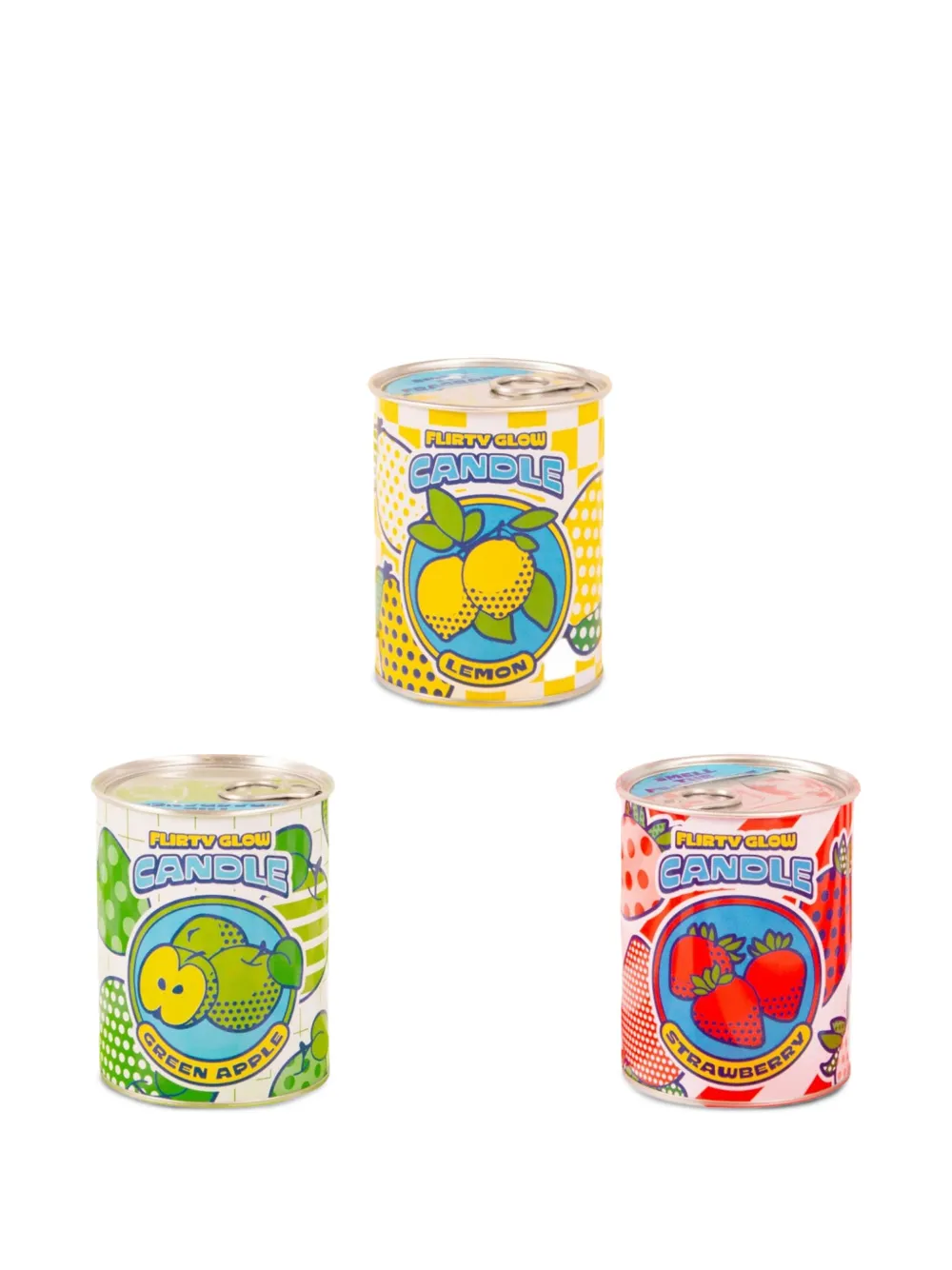 Seletti Graphic-print Candle Set In Multi
