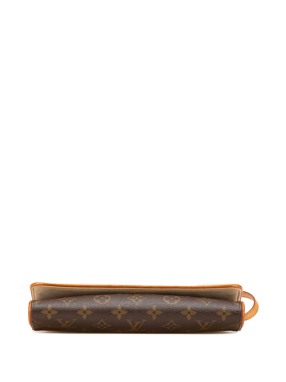 Pre-owned Louis Vuitton 2000 Monogram Pochette Twin Gm Crossbody Bag