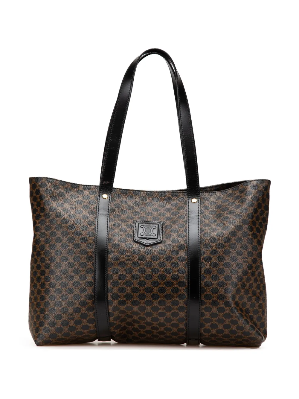 Pre-owned Celine 1999 Macadam Coated Canvas Tote Bag