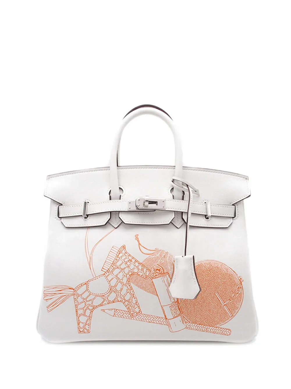 Hermès Pre-Owned 2023 Swift In And Out Birkin Retourne 25 handbag | blanco | Image 1