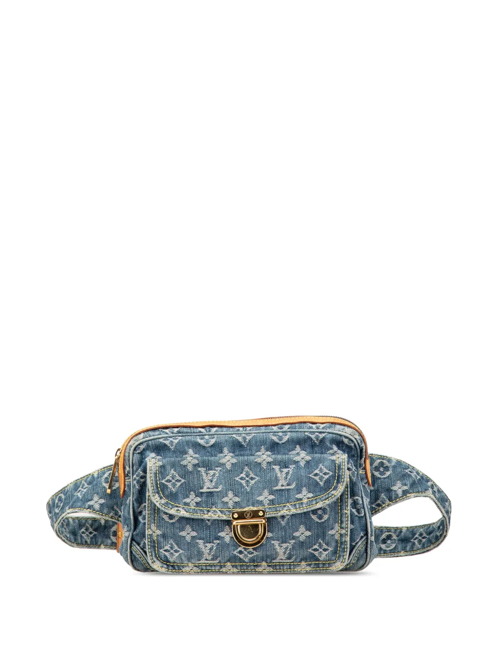 Louis Vuitton Pre-Owned 2007 Monogram Denim Bum Bag belt bag | Blue | Image 1