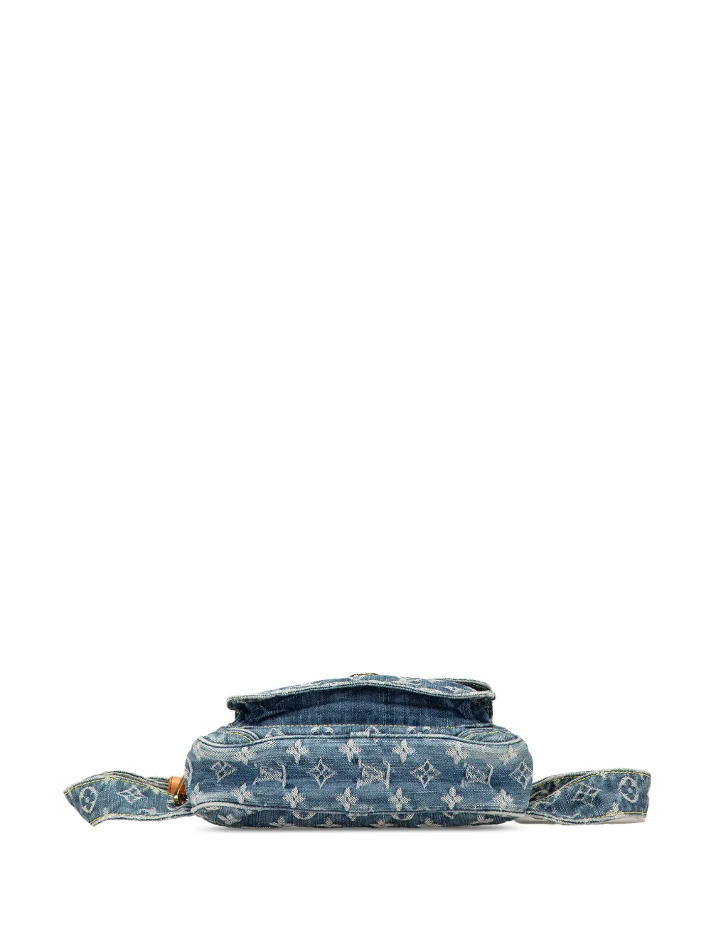 Pre-owned Louis Vuitton 2007 Monogram Denim Bum Bag Belt Bag