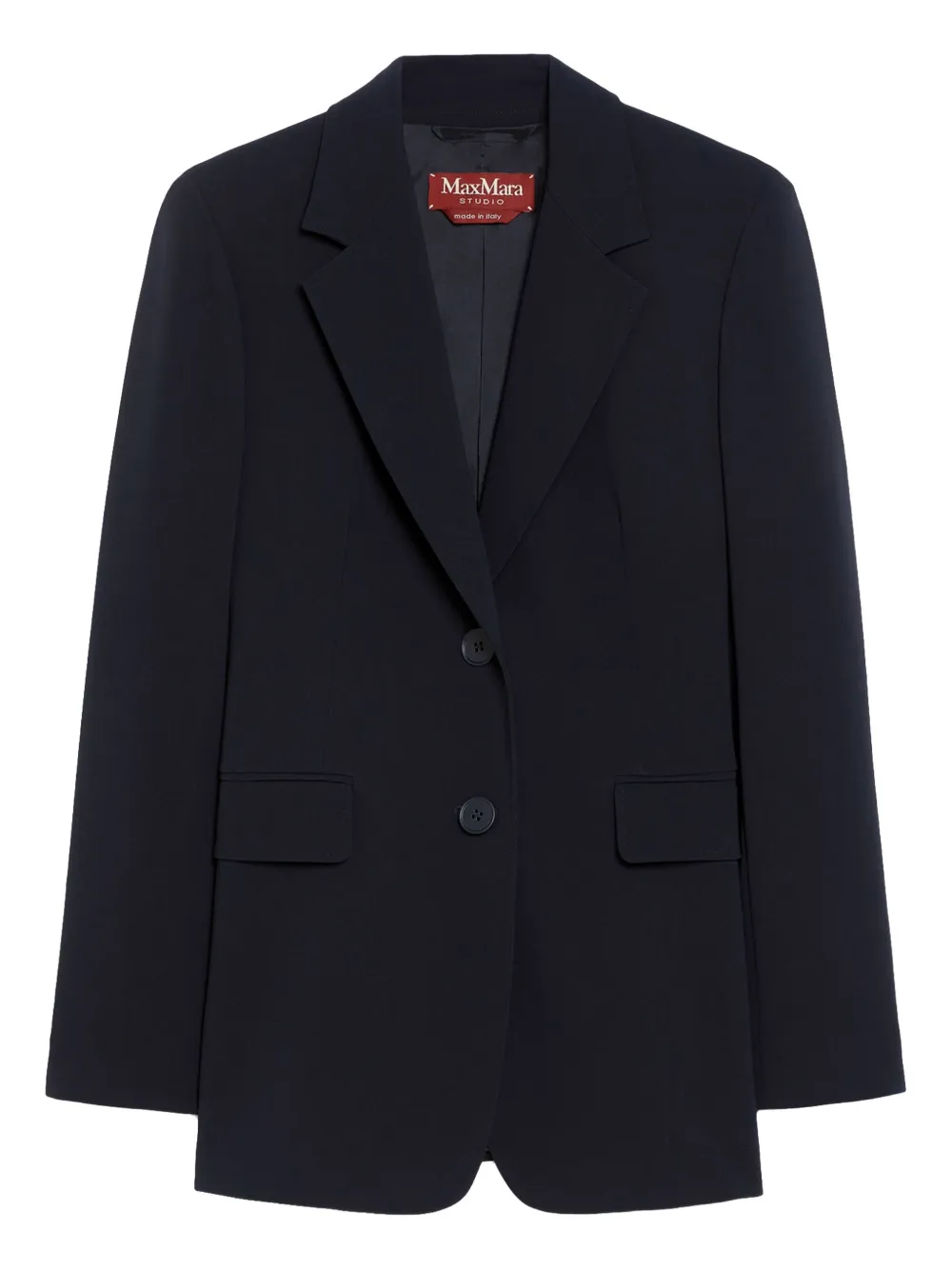 Max Mara single-breasted blazer Blauw