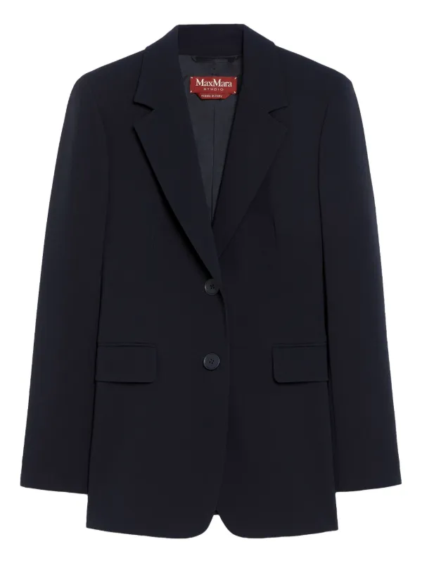 Max Mara シングルジャケット | ブルー | FARFETCH JP