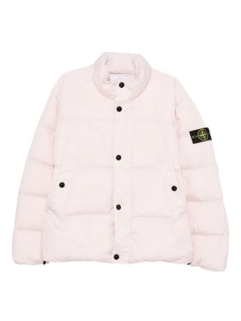 Stone Island logo-patch padded jacket