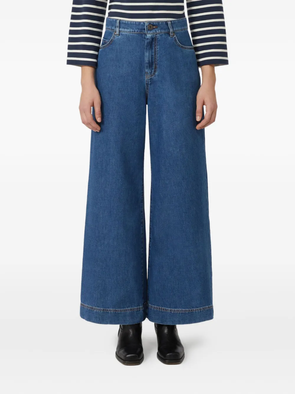 Weekend Max Mara wide-leg cropped jeans | Cropped Jeans | Image 2