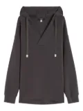 Weekend Max Mara V-neck hoodie - Grey