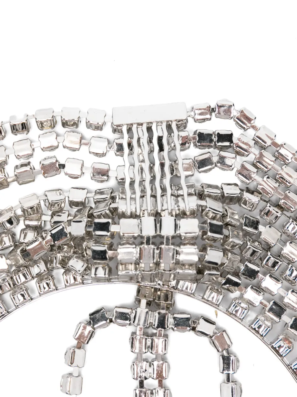 Area Crystal-embellishment Headband In Silver