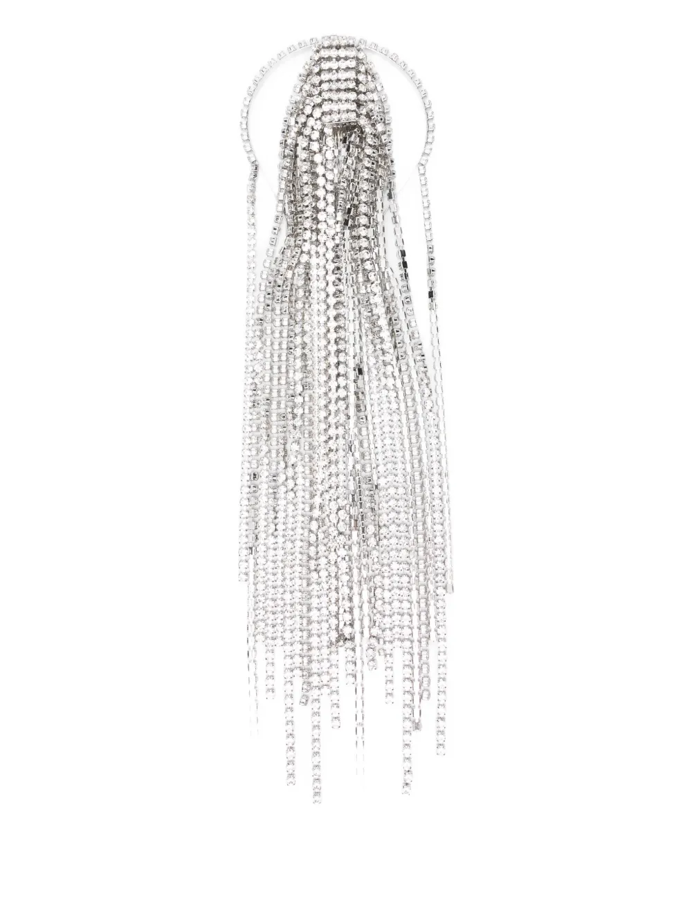 Area Crystal-embellishment Headband In Silver