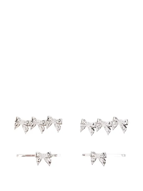 Alessandra Rich bow-embellished hair clips