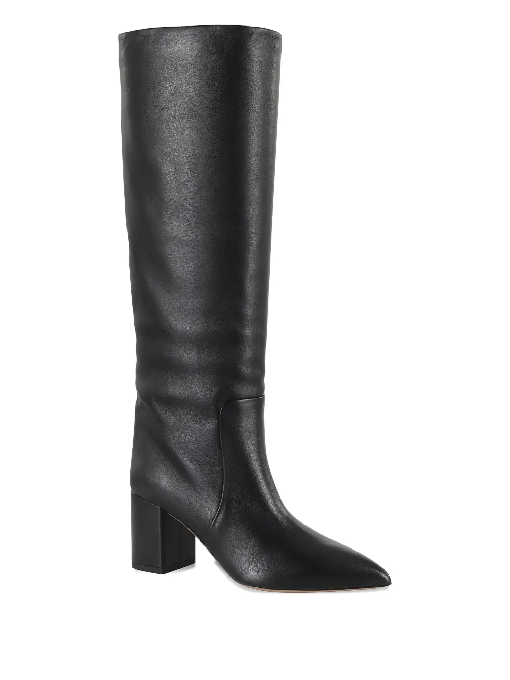 Paris Texas leather pointed-toe block-heel boots | Knee-High Boots | Image 2