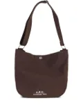 A.P.C. adjustable-strap messenger bag - Brown