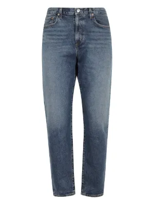 AGOLDE ボーイジーンズ ブラック SS25 90's Pinch Waist — Crushed Marble Balck – La Garçonne