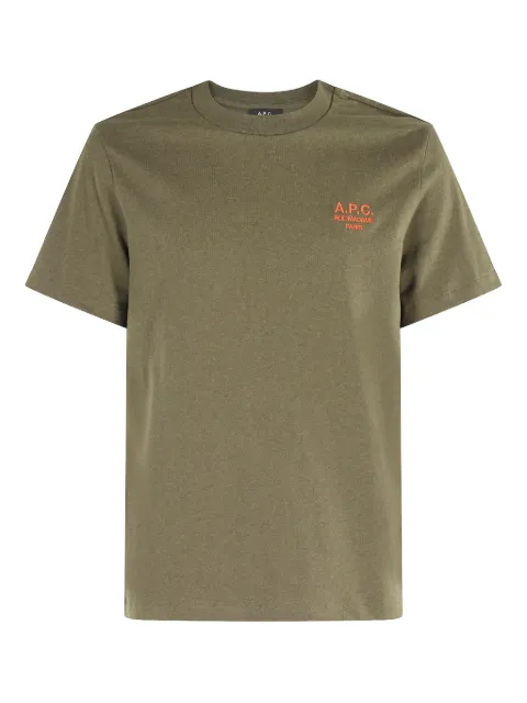 A.P.C. logo-embroidered t-shirt