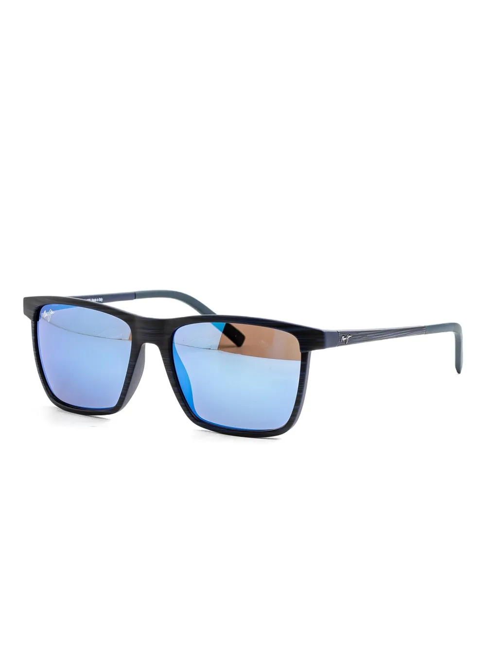 Maui Jim One Way Square Sunglasses In Blue