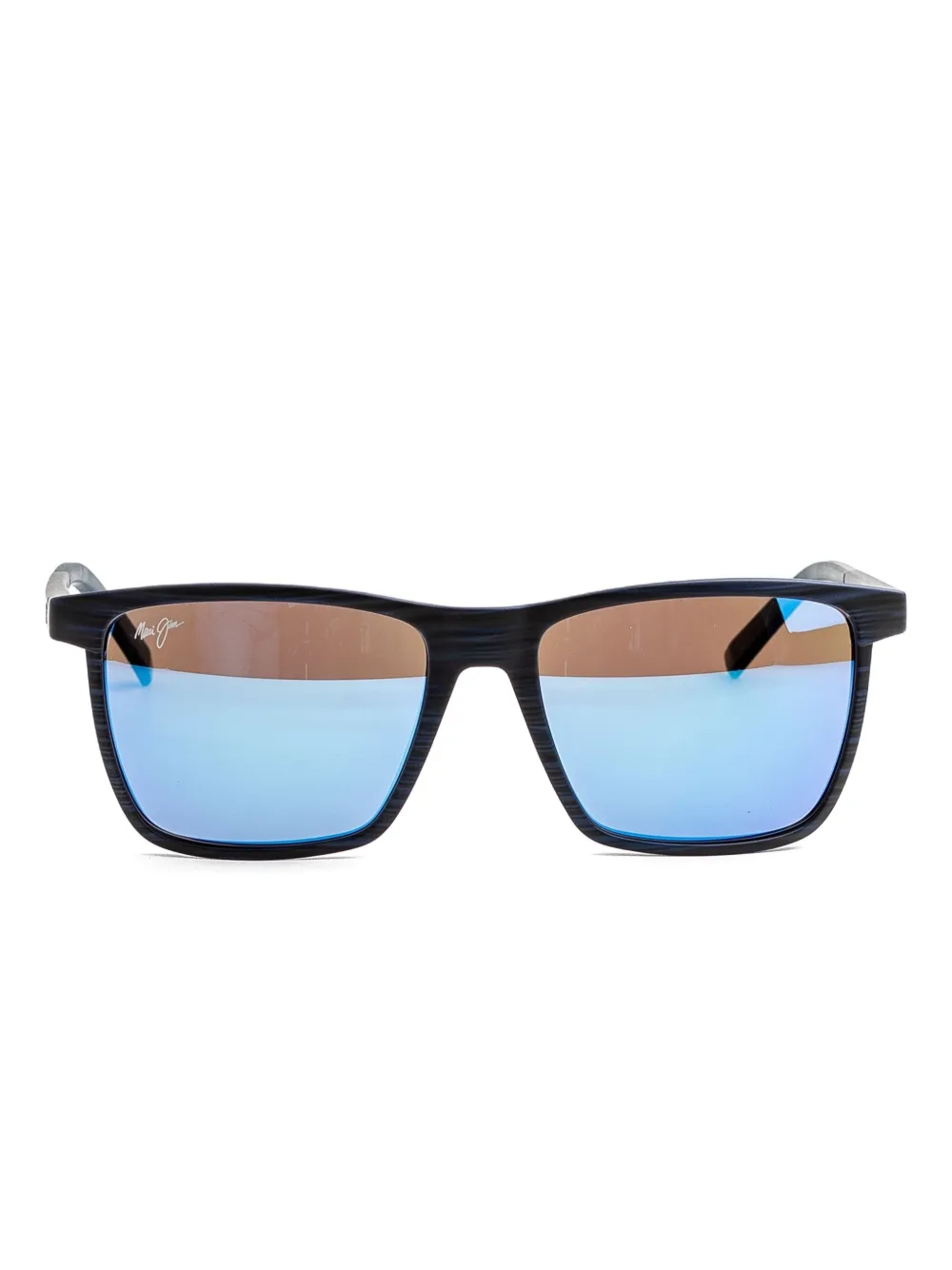 Maui Jim One Way Square Sunglasses In Blue