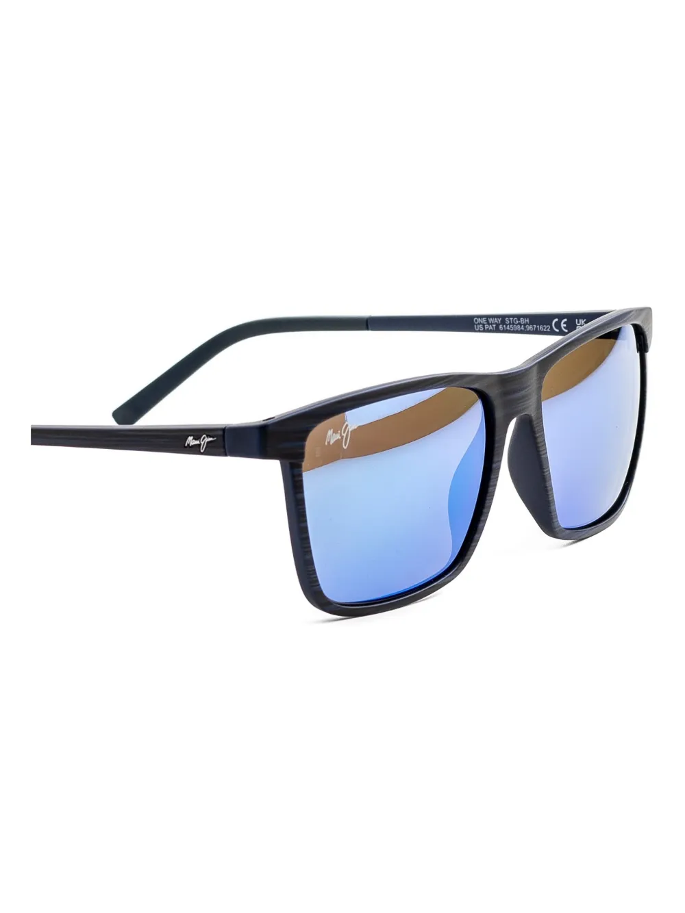Maui Jim One Way Square Sunglasses In Blue
