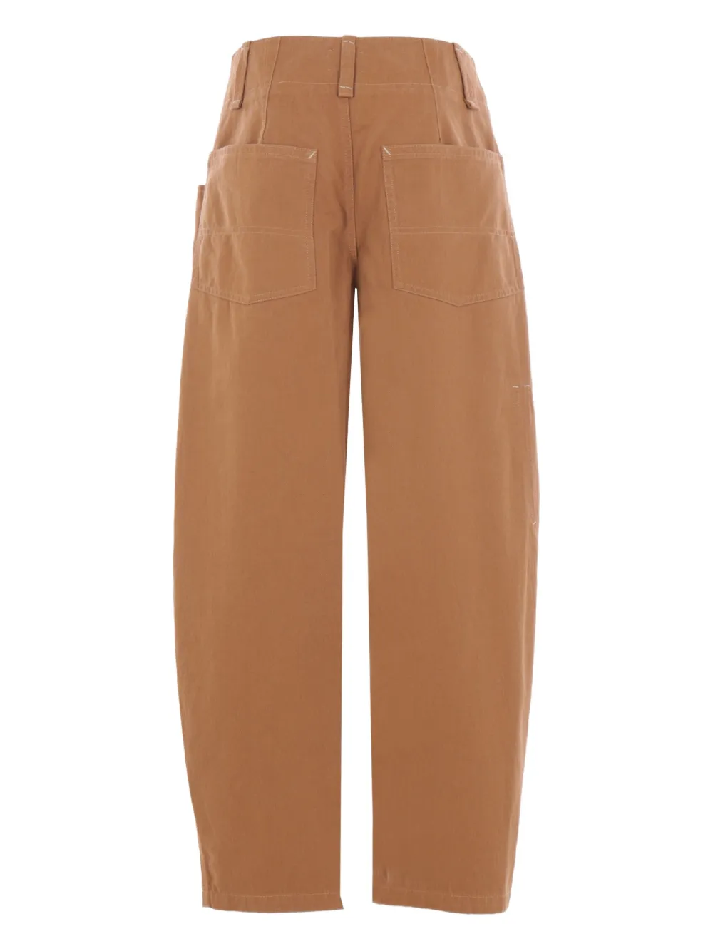 ISABEL MARANT Broek met knoopsluiting Bruin
