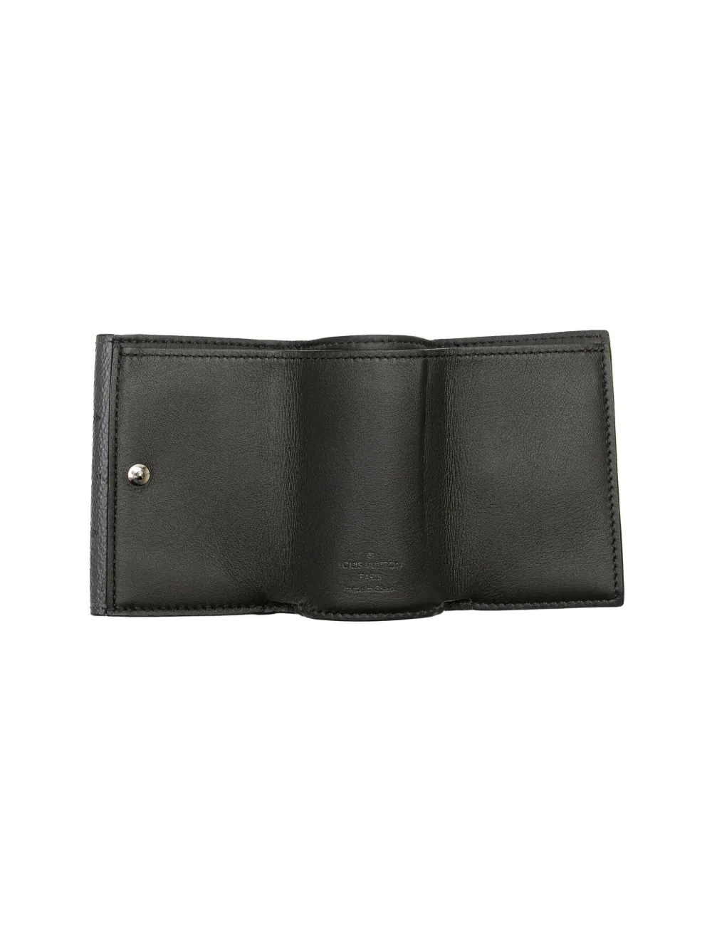 Pre-owned Louis Vuitton 2021-2025 Monogram Eclipse Reverse Discovery Compact Wallet Small Wallets