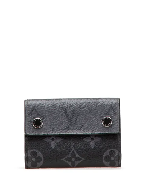 Louis Vuitton Pre-Owned 2021-2025 Monogram Eclipse Reverse Discovery Compact Wallet small wallets