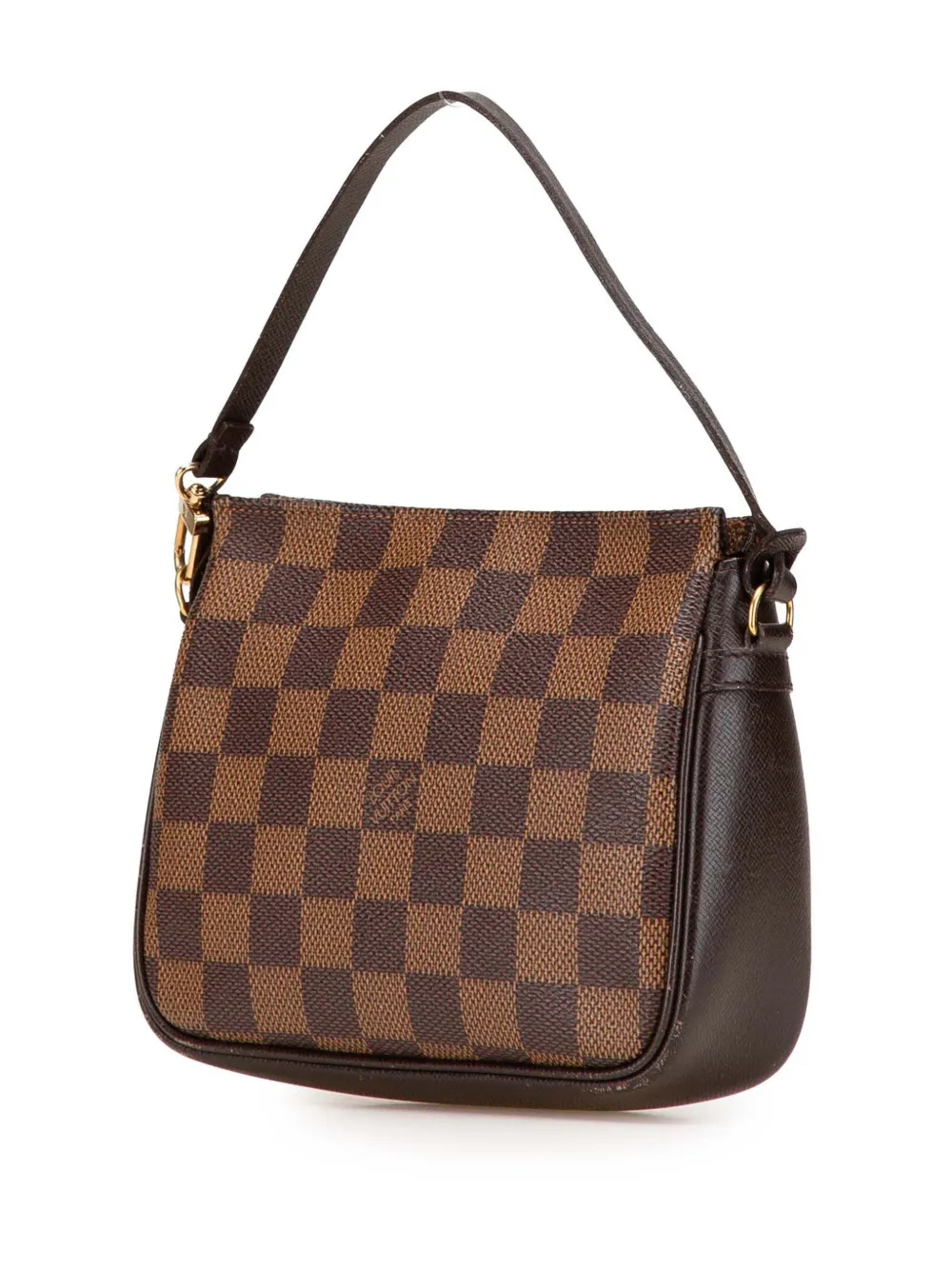 Pre-owned Louis Vuitton 1998 Damier Ebene Trousse Pochette Handbag