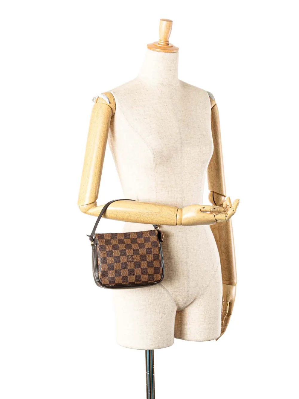 Louis Vuitton Pre-Owned 1998 Damier Ebene Trousse Pochette handbag | Pre-Owned | Image 2
