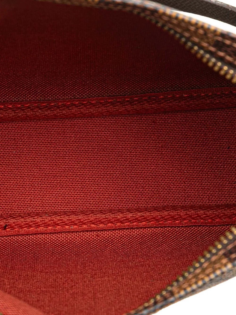 Pre-owned Louis Vuitton 1998 Damier Ebene Trousse Pochette Handbag