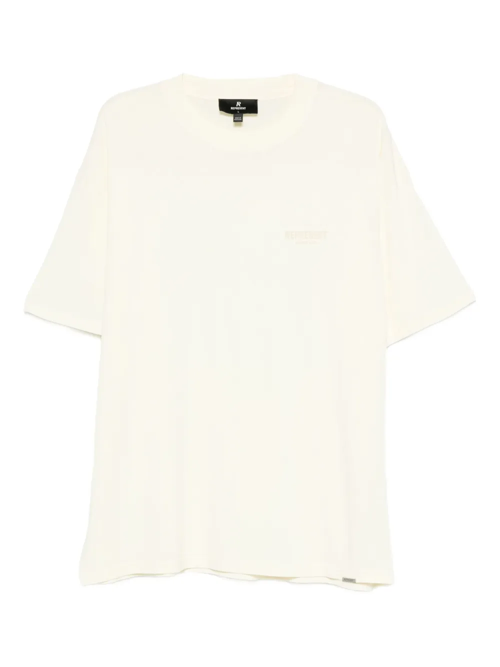 Represent T-shirt met logoprint Beige