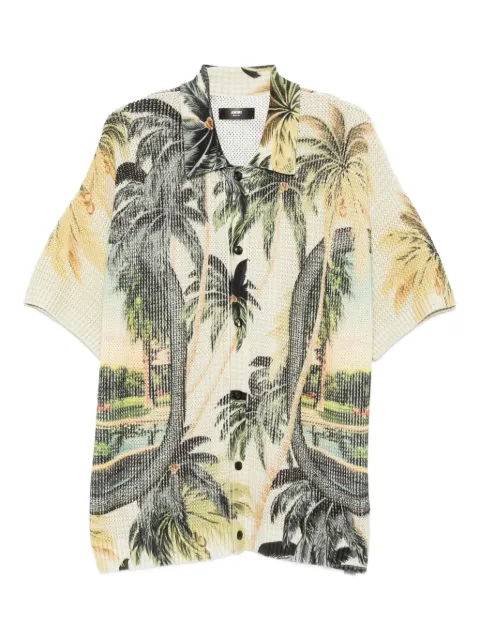 AMIRI palm tree-print shirt 