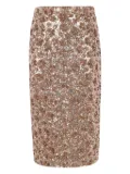 Nº21 sequin embellished midi skirt - Gold
