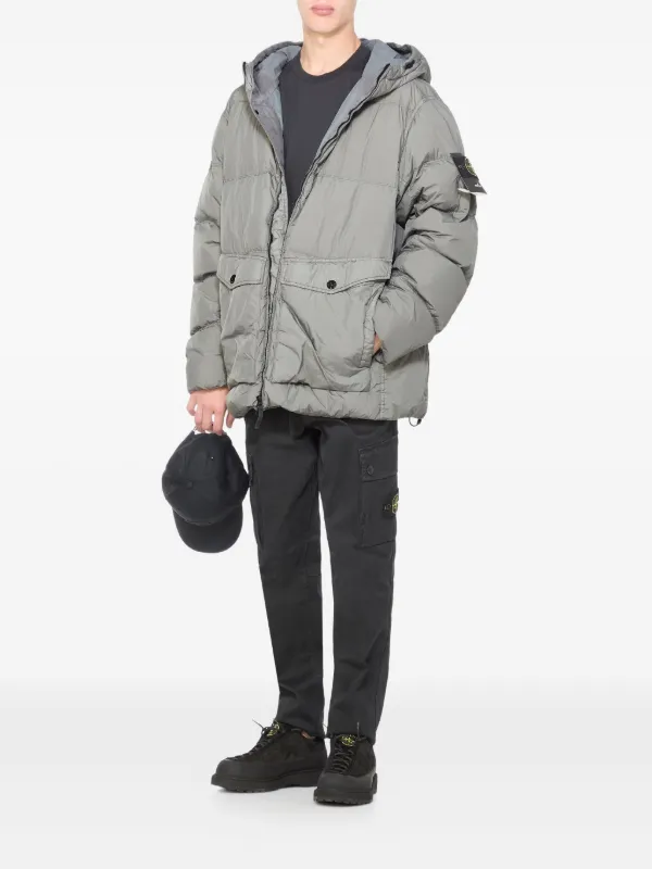 Stone Island コンパスバッジ パデッドジャケット ダウンジャケット Stone Island コンパスバッジ パデッドジャケット | グレー