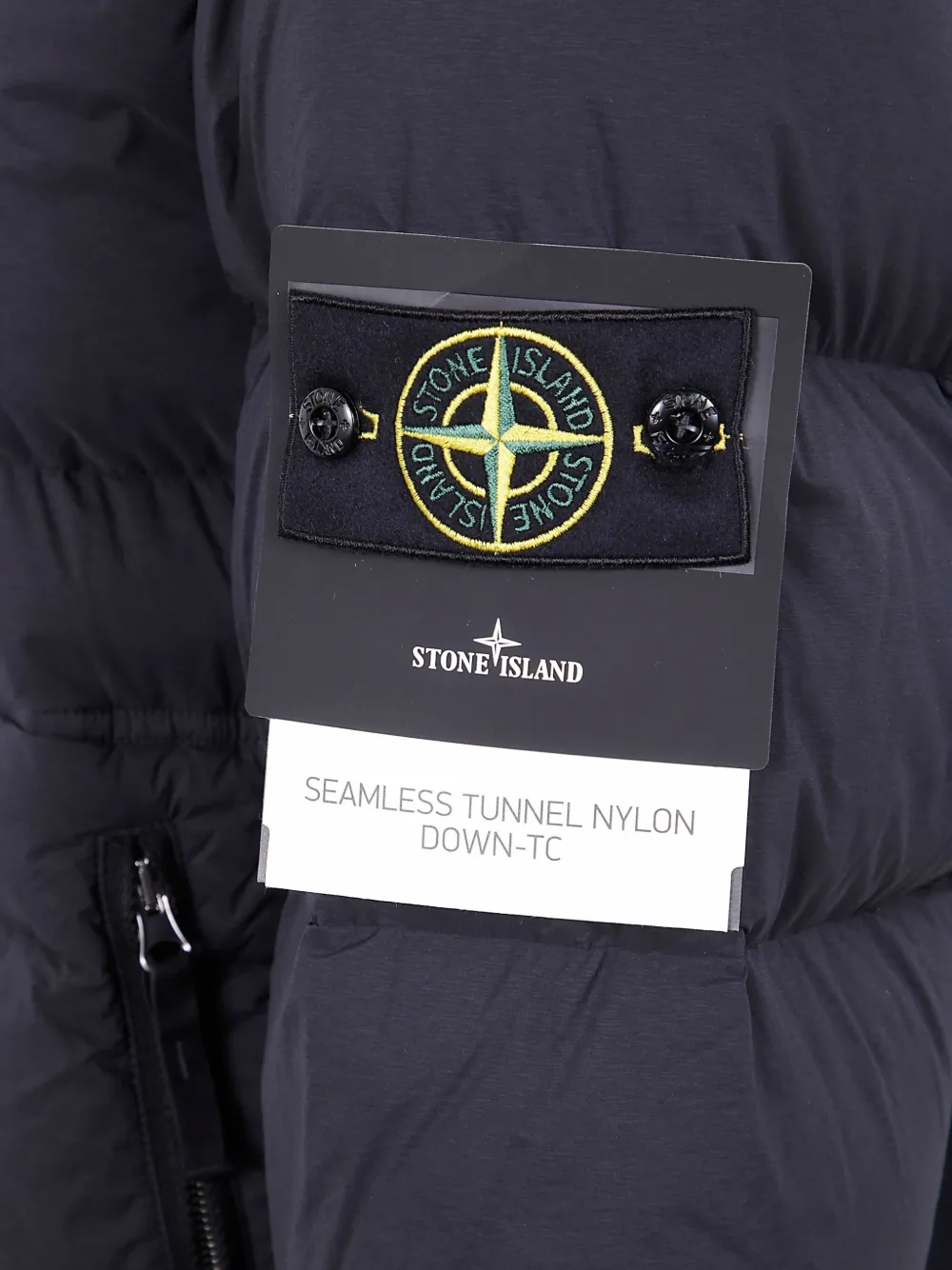 Stone Island quilted down jacket V0029 BLACK
