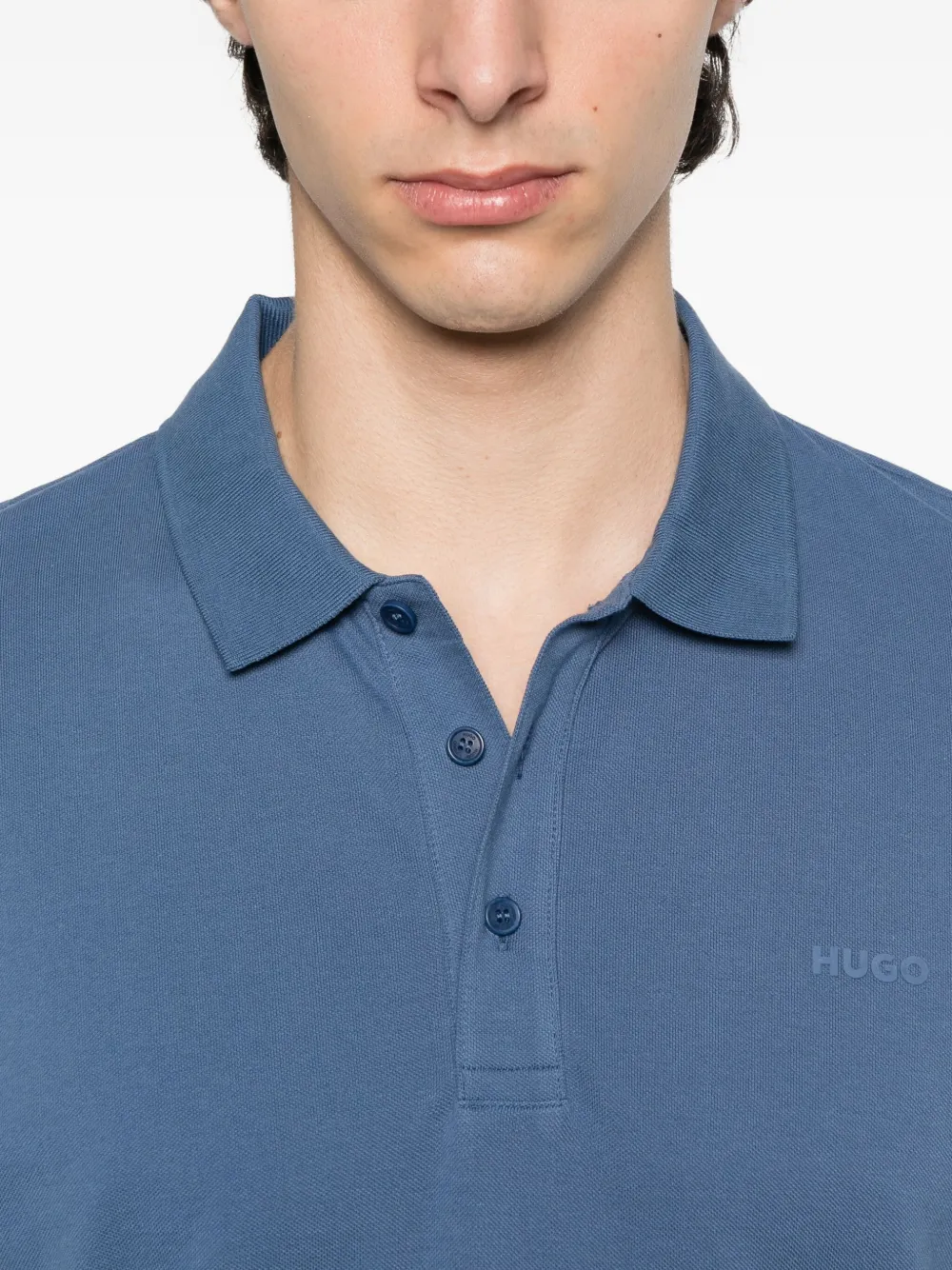 HUGO Poloshirt Blauw