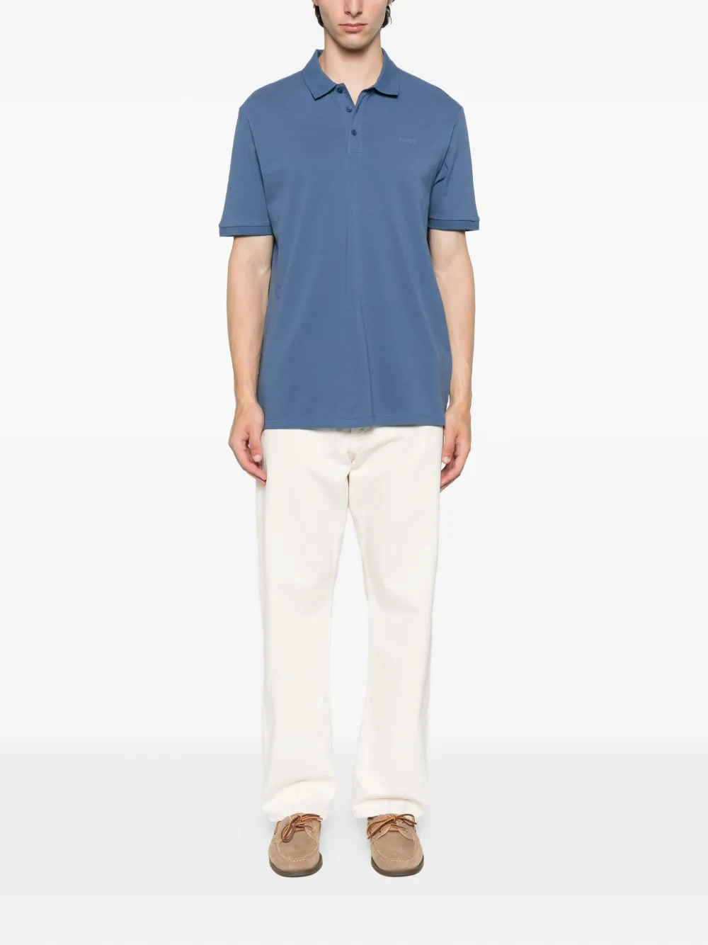 HUGO Poloshirt Blauw