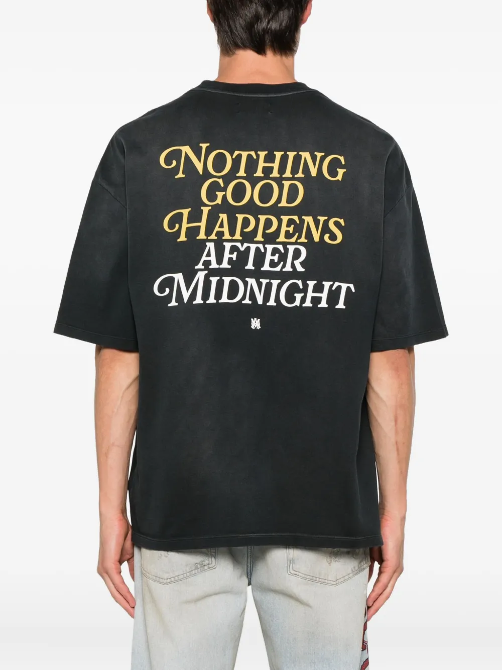 AMIRI Nights T-shirt Zwart