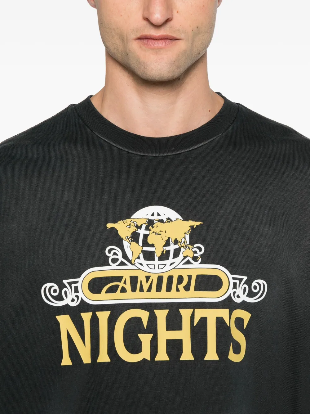 AMIRI Nights T-shirt Zwart