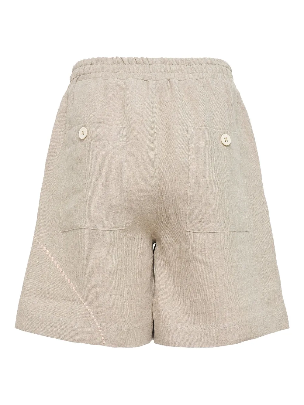 Diomene embroidered elastic-waist shorts | Tailored Shorts | Image 2