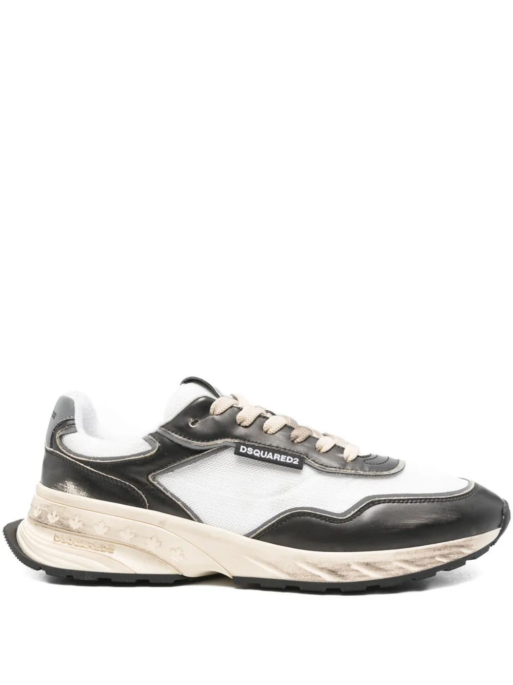 DSQUARED2 Sprinter sneakers met logoplakkaat Zwart