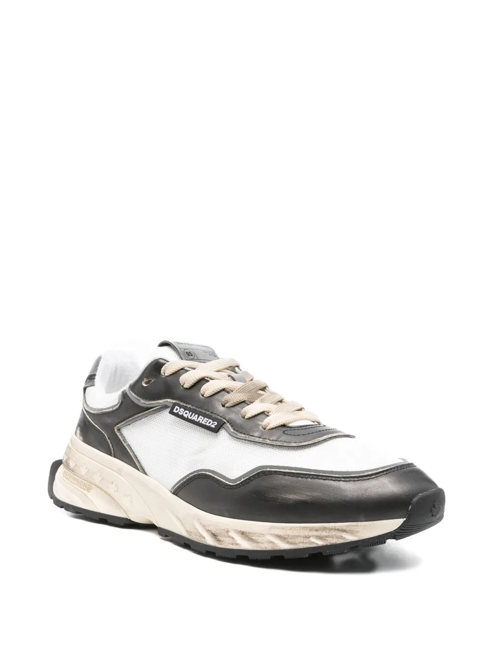 DSQUARED2 Sprinter sneakers met logoplakkaat Zwart