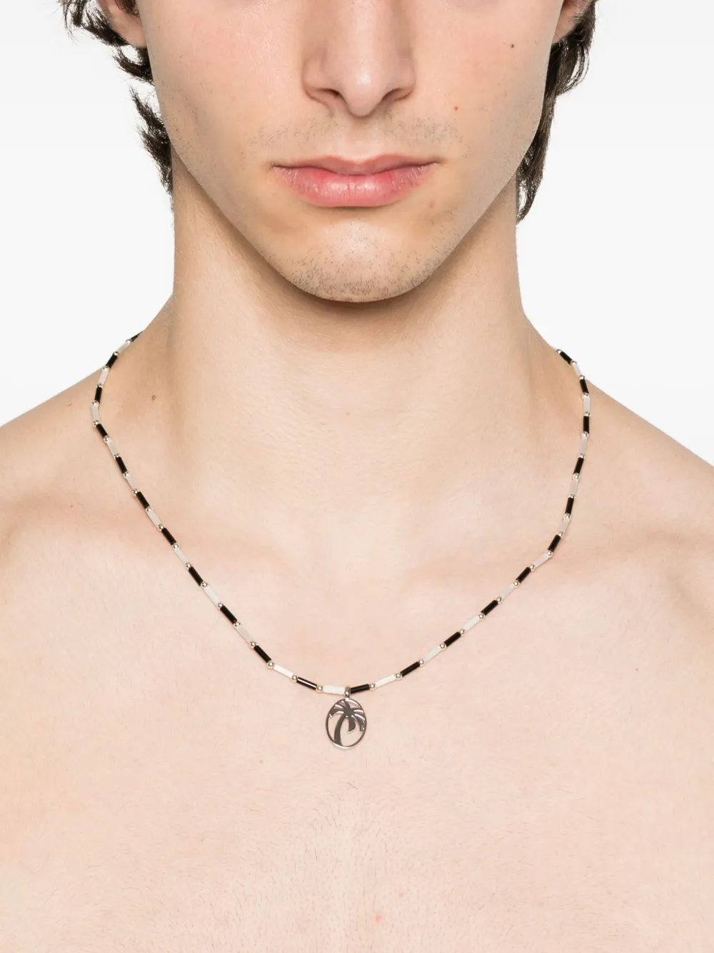 Palm Angels palm-tree beaded necklace | Image 2